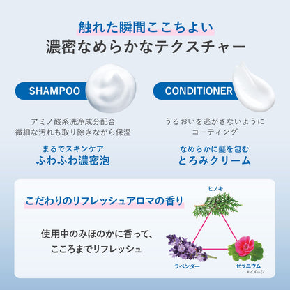 Orbis Moisture-Rich Serum Shampoo Refill 420ml Gentle Hair Care