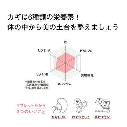 Orbis Nutrition Piece Green Apple Flavor 950mg x 60 Tablets - Daily Supplement - Beauty Supplement