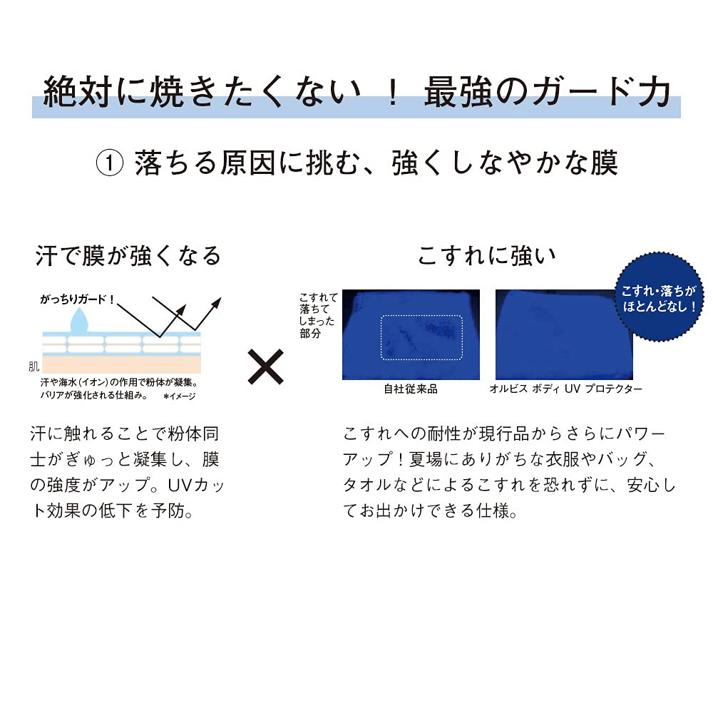 Orbis Orbis Body Uv Protector 80G Spf50 + ・ Pa ++++ ◎ Whole Body Sunscreen ◎ 80G (X 1)