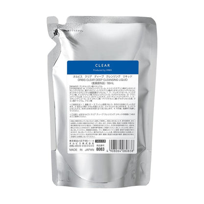 Orbis Deep Cleansing Liquid The Clear Series Makeup Remover 150ml [refill] - Facial Makeup Remover