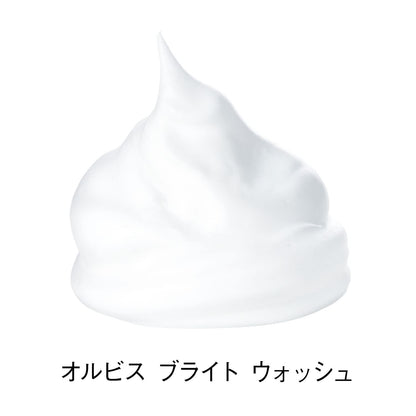 Orbis Bright Wash 120G - Moisturizing and Whitening Facial Cleanser Foam