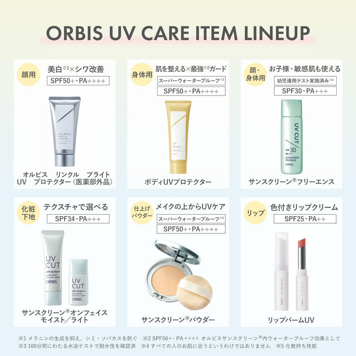 Orbis Natural Sunscreen Powder Refill SPF50+ PA++++ with Puff for Face
