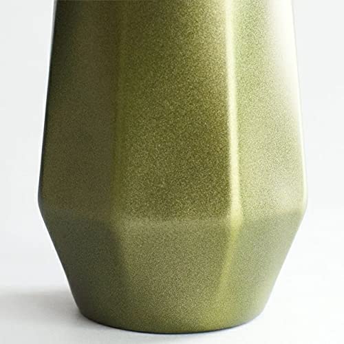 Oribe Platinum Hakkaku 玻璃杯 绿色 真空隔热 日本 礼品 带盖