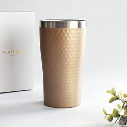 Oribe Platinum Thermo Tumbler Gold Boxed Vacuum Insulated Thermal Insulated Cold Gift Japan