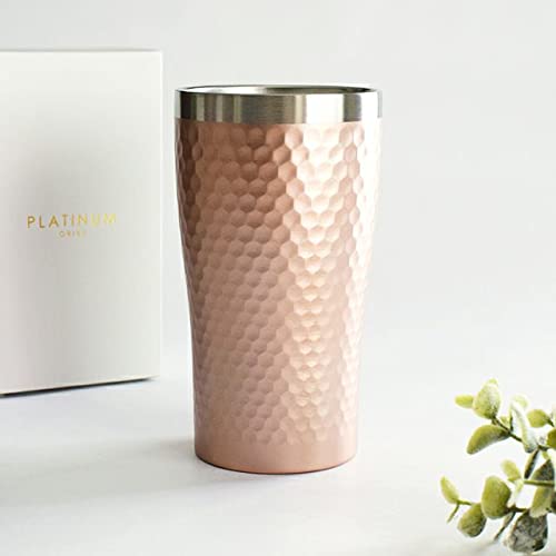 Oribe Japan Platinum Thermo Tumbler Pink Vacuum Insulated Gift Box Cold Present New Life