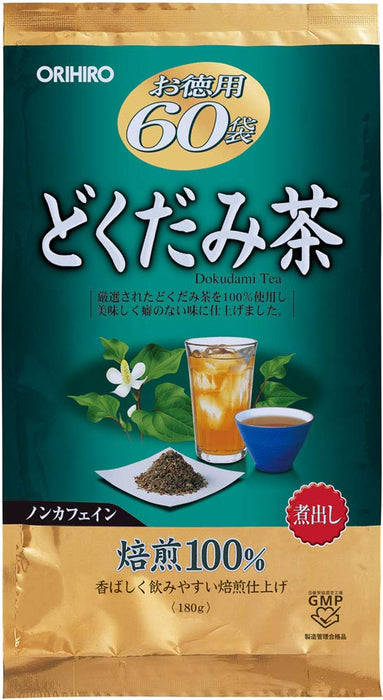 Orihiro Dokudami Tea 60 Bags - Japanese Dakudami Tea - Health Care Products