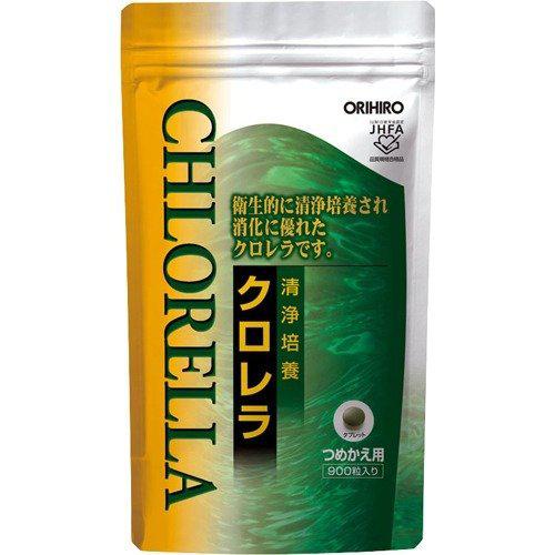 Orihiro Clean Culture Chlorella Refill 900 Tablets Japan With Love