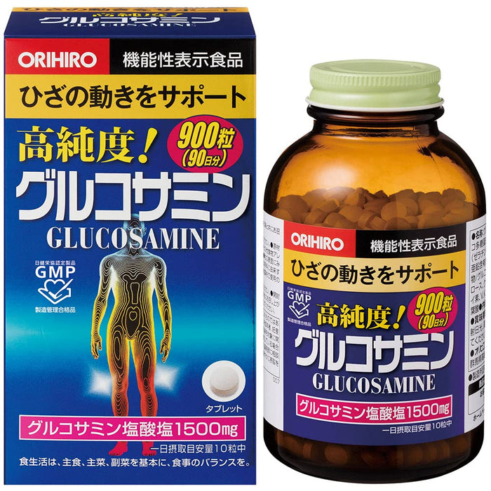 Orihiro Japan High-Purity Glucosamine 900 Grains (90 Days Supply)