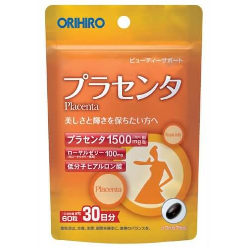 Orihiro Pd Placenta 60 Capsules Japan With Love