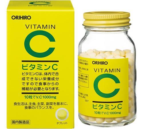 Orihiro Vitamin C Grain Box 300 Tablets Japan With Love