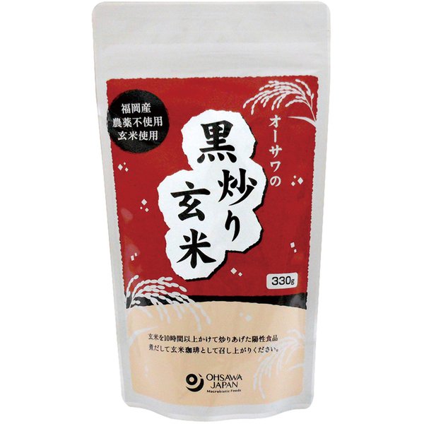 Osawa Japan osawa Black Roasted Brown Rice (Boiled Type) 330g Japan With Love