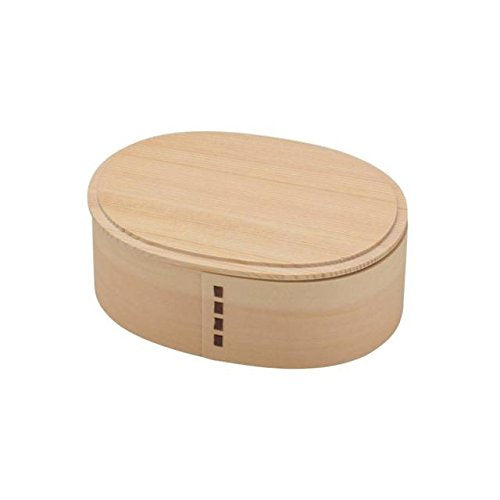 Ruozhao Japan Oval 2-Tier Bento Box Natural Ph02Sw