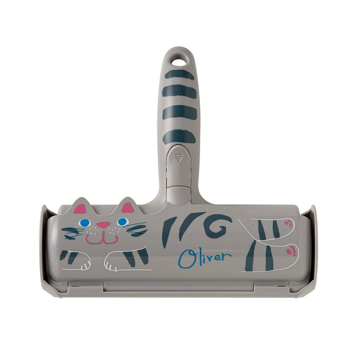 Pakupaku Roller Oliver Reusable Cat Hair Removal Brush Cleaner For Dog/Cat/Pet Carpet/Mat - Japan Seal Direct Sales