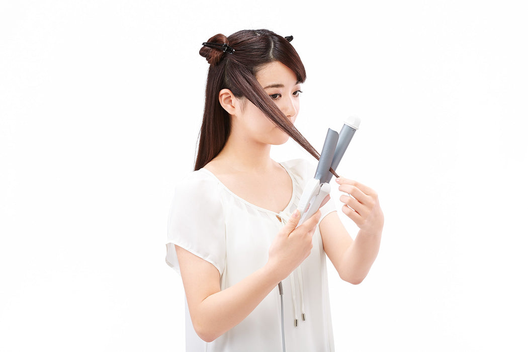 Panasonic Japan Hair Iron Curl 32Mm Ionity White Eh-Ht11-W