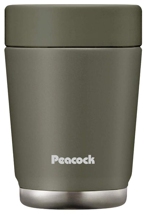 The-Peacock Peacock Lunch Jar Thermal 0.38L Khaki Japan Lkc-38 K