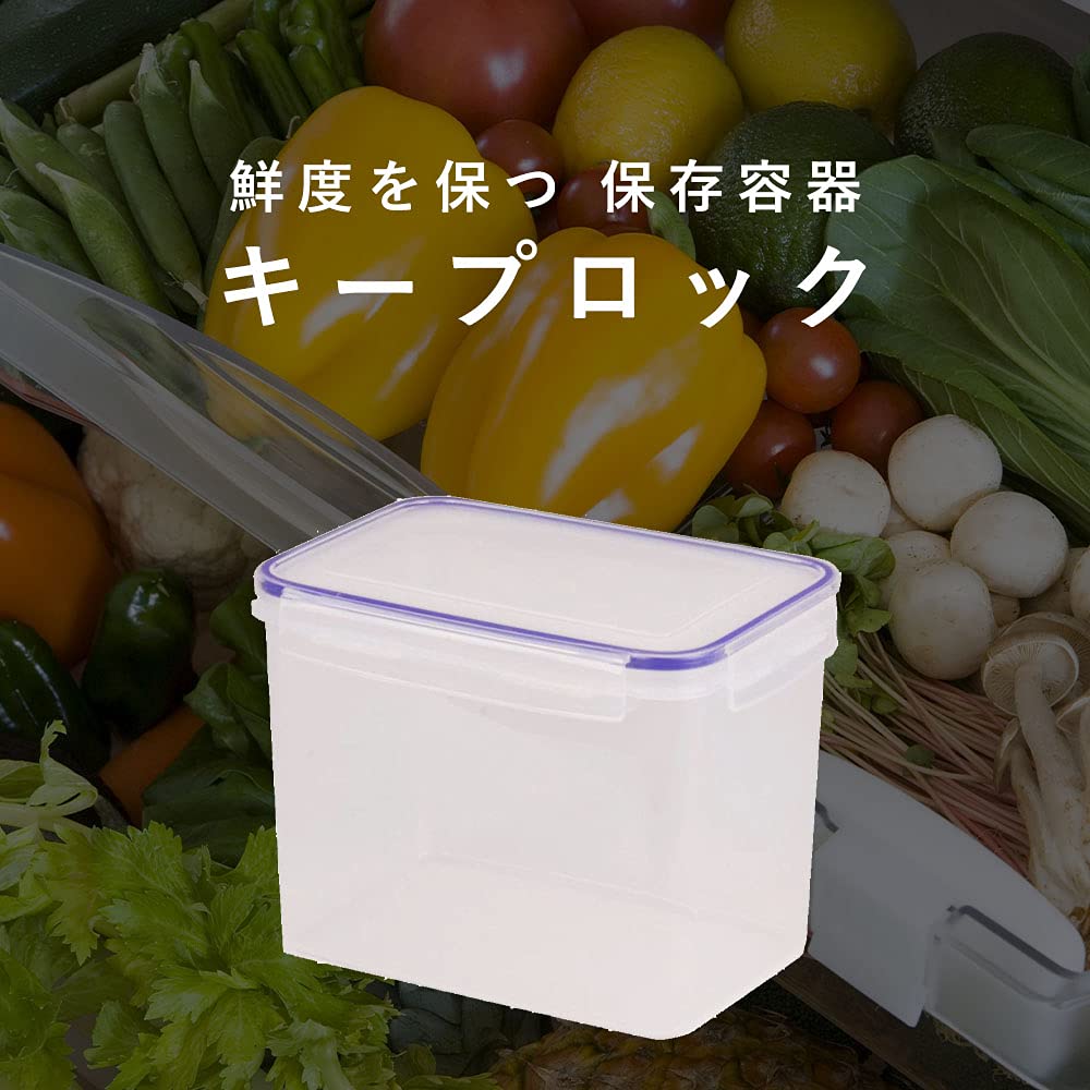 Pearl Metal Kinzoku Keep Lock Fresh Japan Storage Container Rectangular 3600Ml Hb-591