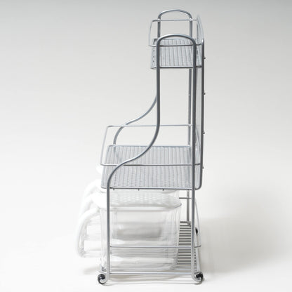 Pearl Metal Kinzoku Kitchen Storage 2 Seasoning Stand 3 Tiers Japan H-7487