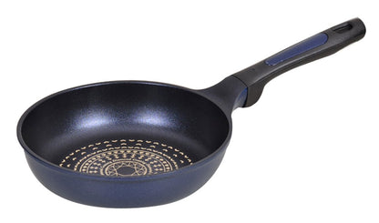 Pearl Metal Kinzoku Light Frying Pan 20Cm Gas Fire Japan Blue Diamond Coat Hb-2016