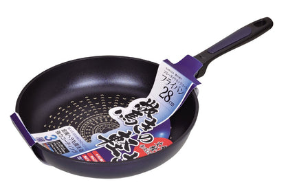 Pearl Metal Kinzoku Light Frying Pan 28Cm Gas Fire Only Japan Blue Diamond Coat Hb-2018 [Ih Non-Compatible]