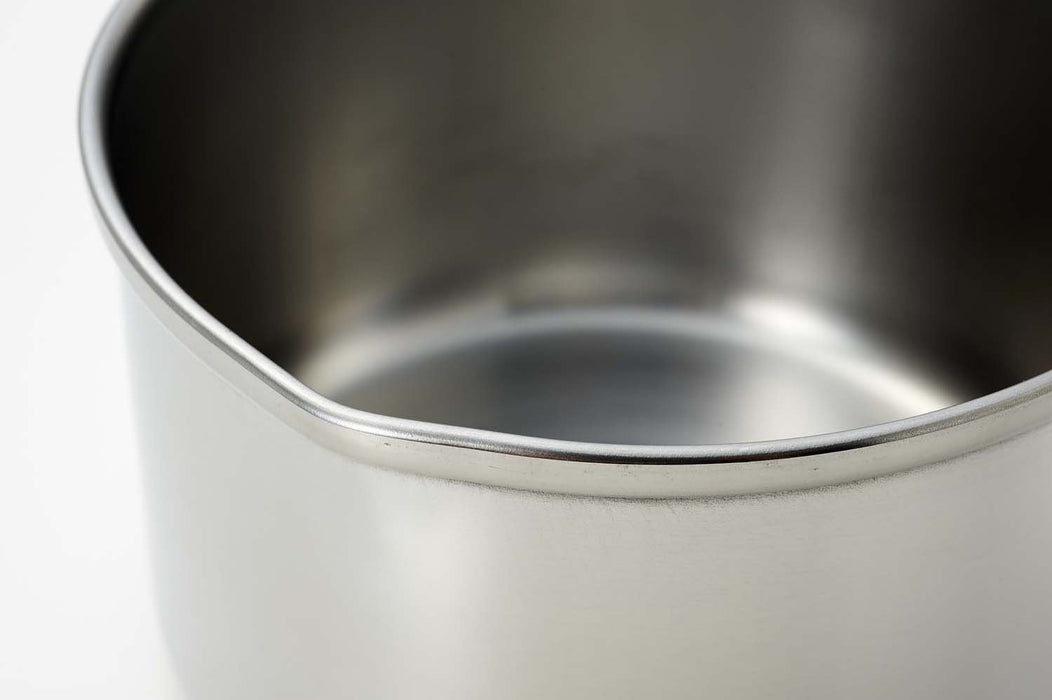 珍珠金屬金屬奶鍋 13 公分 Ih 相容於日本 H-5171 銀色