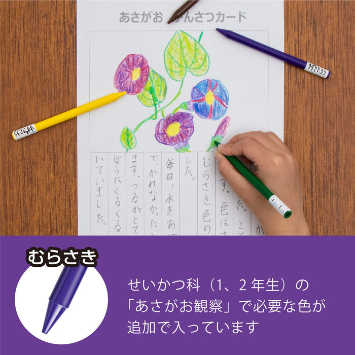 Pentel Japan Elementary School Colored Pencils 12+3 Colors Gcg1-12P3