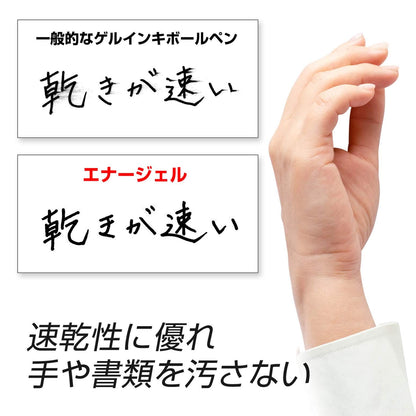 Pentel Energel Philography Ballpoint Pen Japan White Axis Bln2005W 05