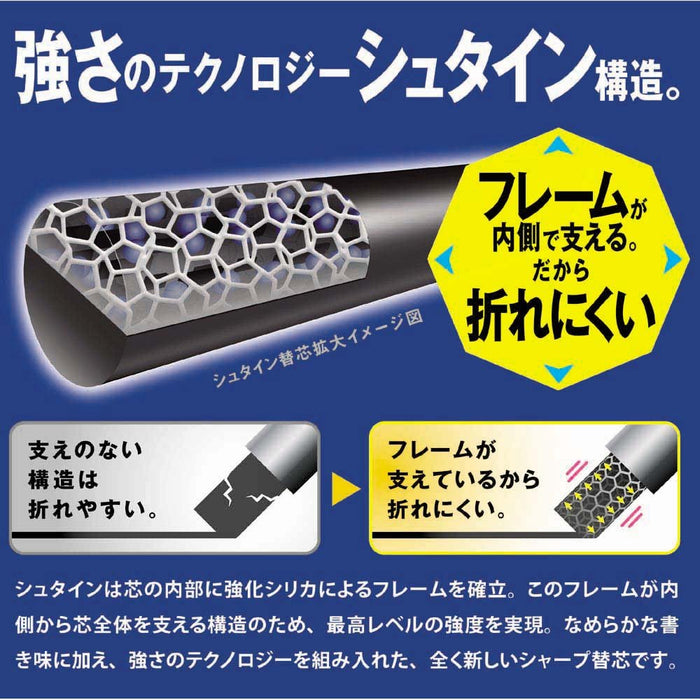 Pentel Japan Einstein Hb Mechanical Pencil Core Xc275Hb-3P (3 Pack)