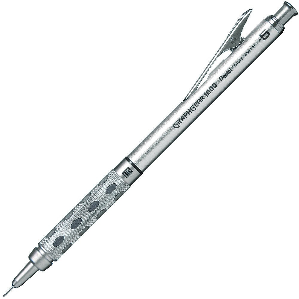 Pentel Graph Gear 1000 0.5Mm Mechanical Pencil - Silver -