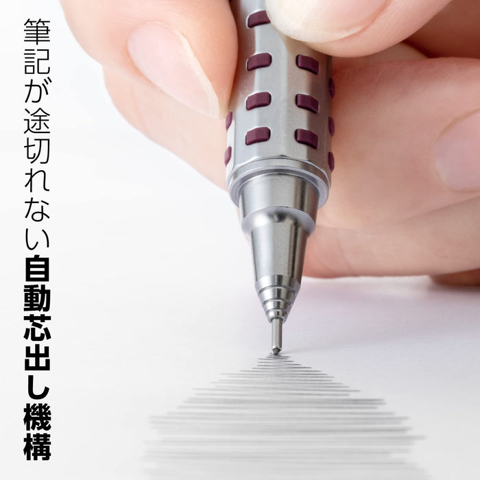 Pentel Mechanical Pencil Olens 0.5Mm Dark Red Xpp2005-B Made In Japan