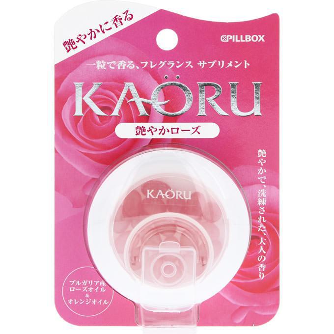 Pillbox Kaoru Glossy Rose 20 Capsules Per Package - Japanese Fragrance Supplement