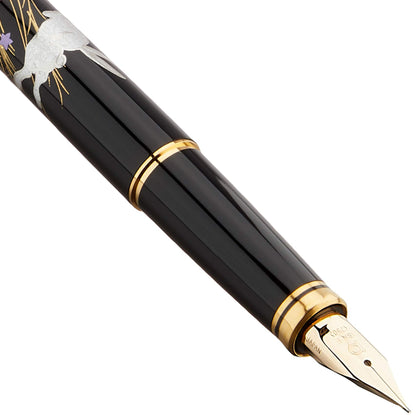 Platinum Fountain Pen Biko Modern Makie Moon & Rabbit Japan Fine Point Ptl-20000H#87-2