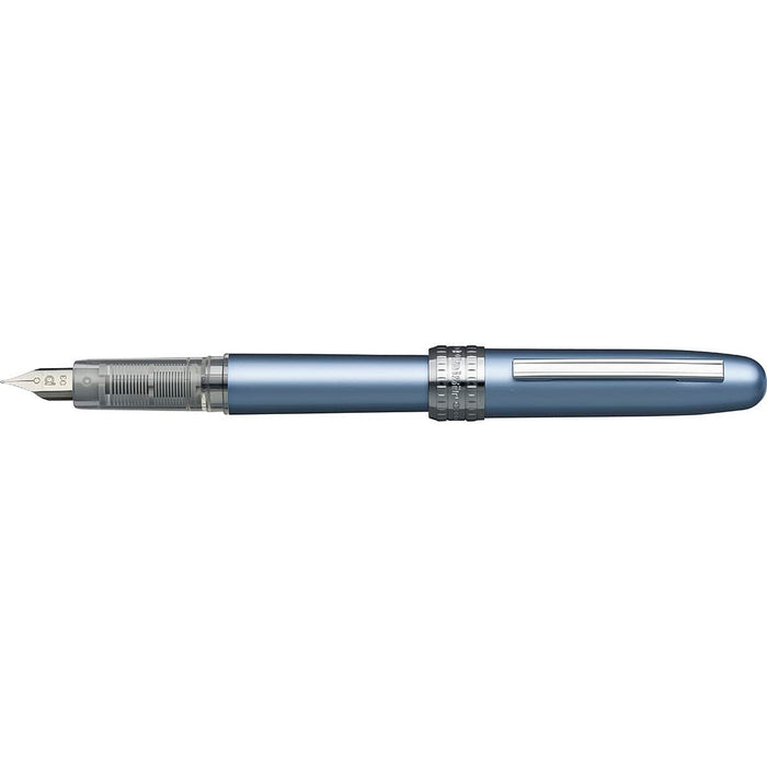 Platinum Fountain Pen Plaisir Fine Point Frosty Blue Pgb-1000B#57-2 Made In Japan
