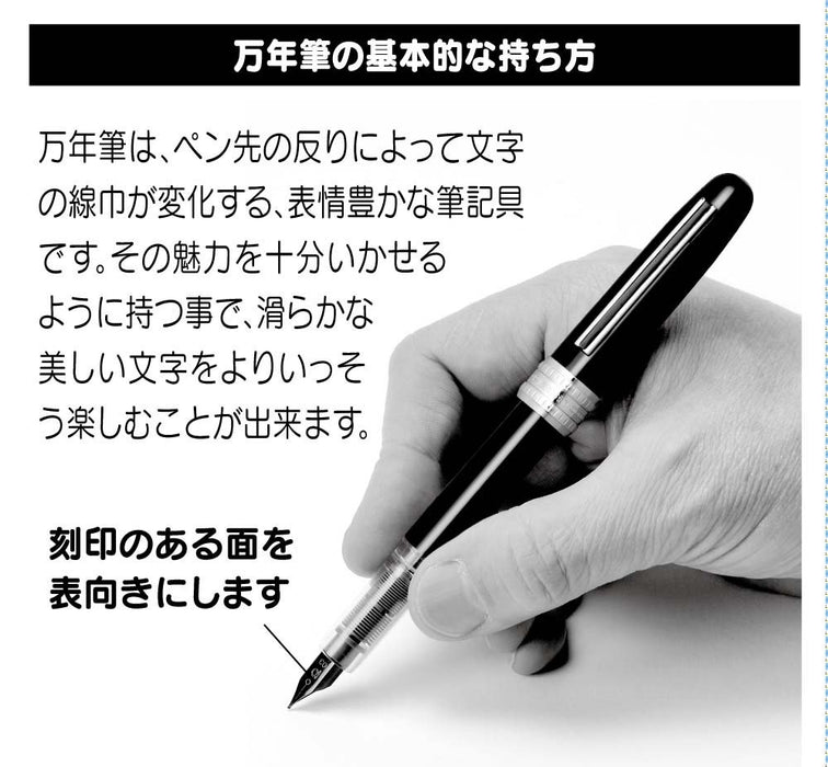 Platinum Fountain Pen Plaisir Fine Point Green Pgb-1000#41-2 Made In Japan