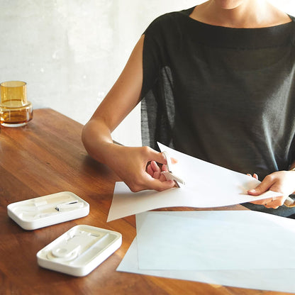 Plus Japan Stationery Kit Team Demi Shiro Td-001 30-210