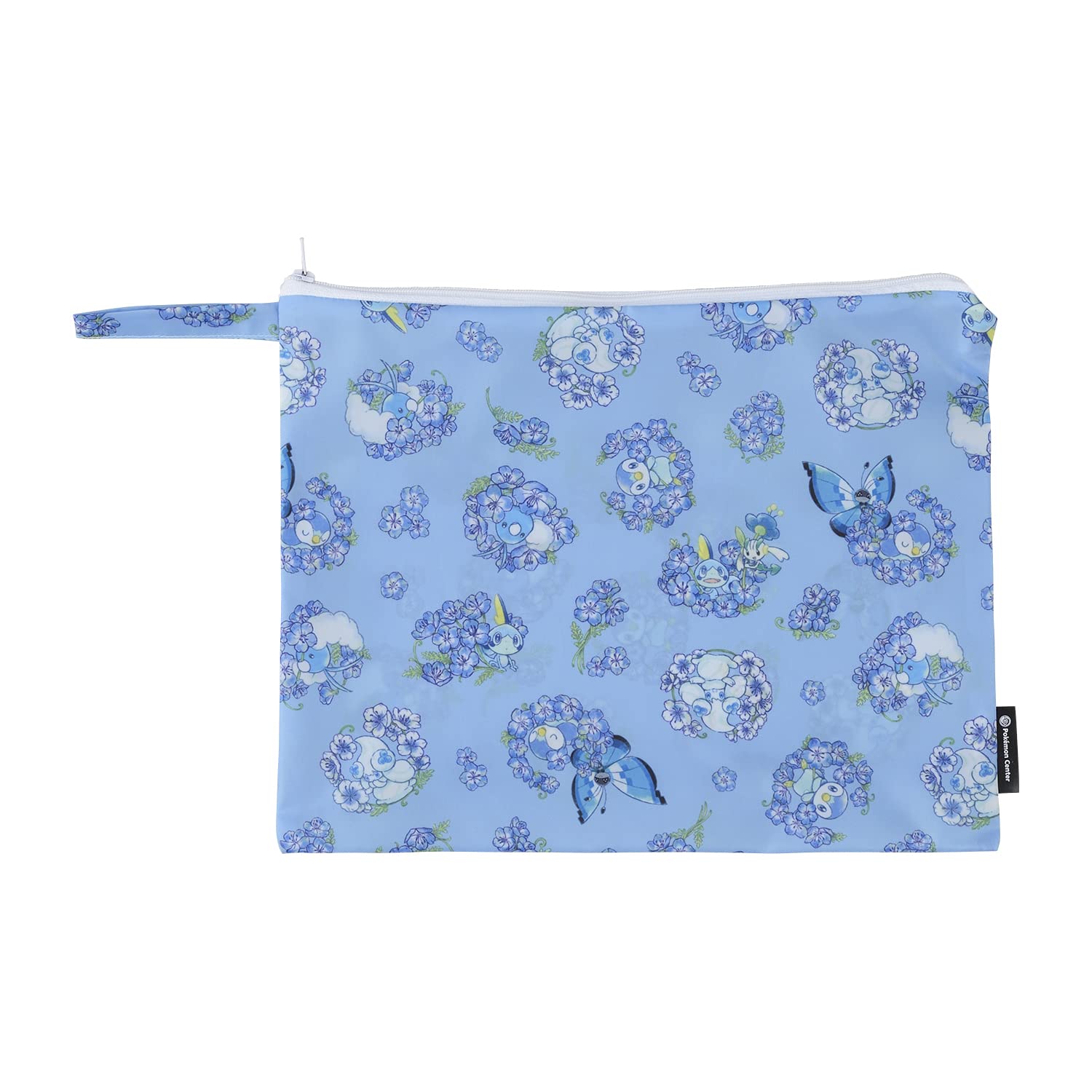 Pokémon Center Original Poncho Raincoat Japan Baby Blue Eyes Free Size