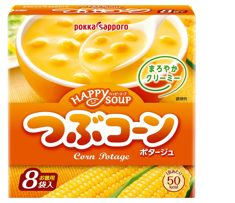 Pokka Sapporo Happy Soup 8 Servings Corn 5 Pieces - Japan Food