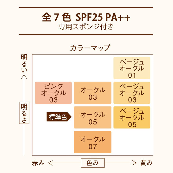 Primavista Japan Creamy Compact Foundation Ocher 07 Spf33 Pa++ 10G