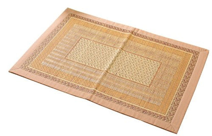 Ikehiko Japan 60X120Cm Domestic Grass Entrance Mat Ranks Beige