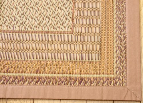 Ikehiko Japan 60X120Cm Domestic Grass Entrance Mat Ranks Beige