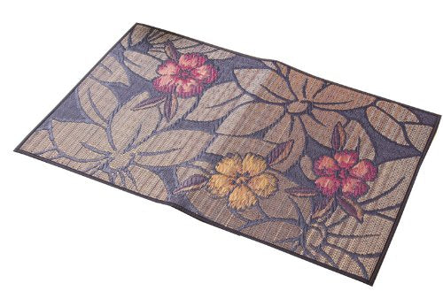 Ikehiko Corporation Nadeshiko Black Entrance Mat 70X120Cm - Made In Japan