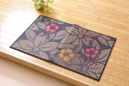 Ikehiko Corporation Nadeshiko Black Entrance Mat 70X120Cm - Made In Japan