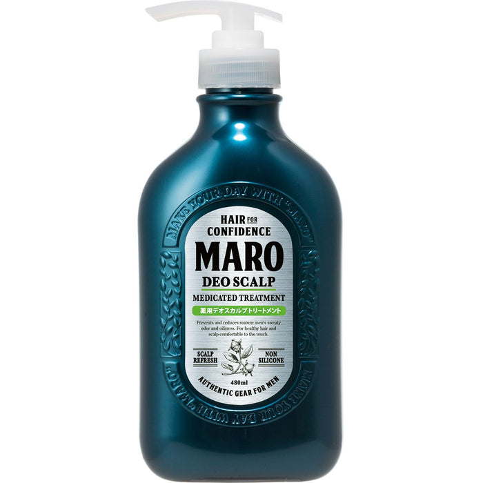 Maro Deo Scalp Treatment Men'S Medicated Dandruff Itch Odor Prevention Japan 480Ml