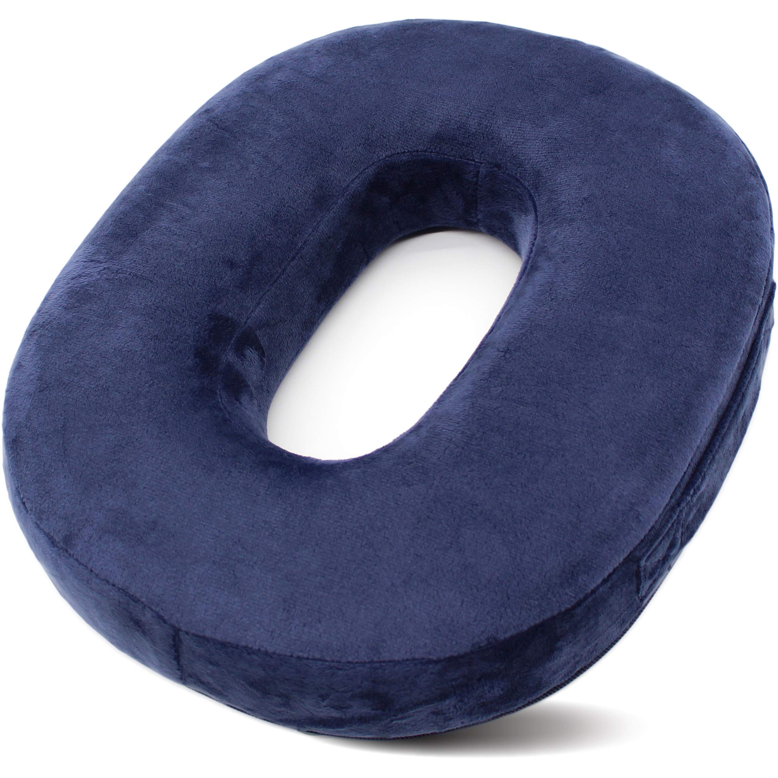 Lelante Conical Cushion Donut Cushion Postpartum Hemorrhoids High Resilience Navy - Recommended By Active Midwives (Japan)