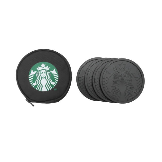 Starbucks Recycled Coaster 4P & Case - Japanese Starbucks Coasters And Cases