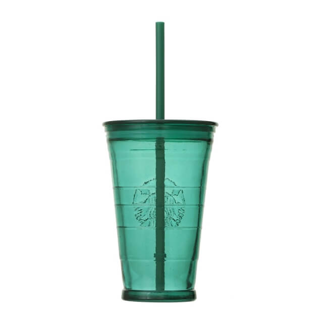 Starbucks 2022 Blue Recycled Glass Cold Cup, 16 Fl Oz