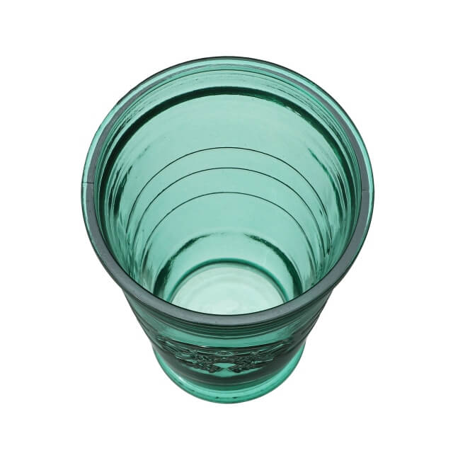 再生玻璃冷杯不倒翁綠色 473ml - 日本星巴克