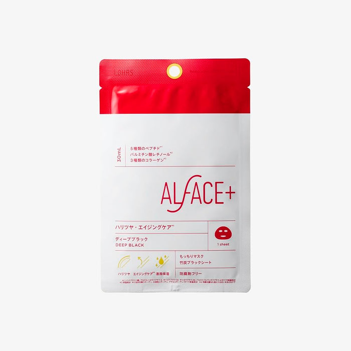 Alface Deep Black Renewal Mask 1pc, Firmness/Aging Care, Preservative Free