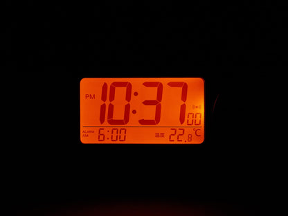 Rhythm Alarm Clock Radio Loud Volume 1K Patterns Electronic Sound 8Rz230Sr02 Black - Japan 8.5X18.4X5.8Cm