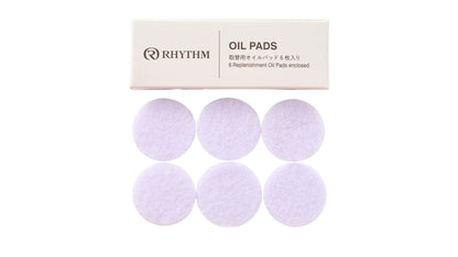 Rhythm Aroma Diffuser Replacement Oil Pads 6Pcs Japan F0901-0576 Φ25X4Mm