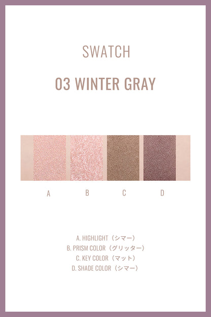Ririmew Eye Palette 03 Winter Gray